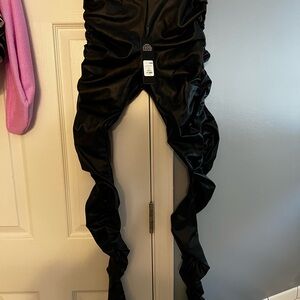 Fashion Nova Shiny Black Pants